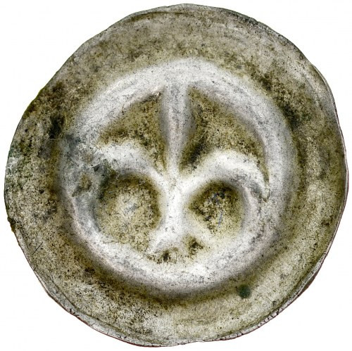 Pomorze Wschodnie, Świątopełk II Wielki 1217-1266, Brakteat guziczkowy, Pomorze ...