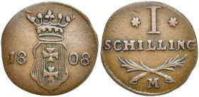 Wolne Miasto Gdańsk 1808-1812, Szeląg 1808, Gdańsk.