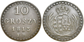 Księstwo Warszawskie, 10 groszy 1813, Warszawa.