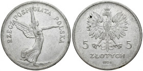 II RP, 5 złotych 1928, Nike, Warszawa.