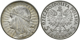 II RP, 5 złotych 1932, Kobieta, Londyn.