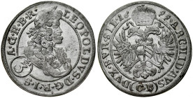 Śląsk, Leopold I 1657-1705, 3 krajcary 1699 CB, Brzeg.
