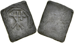 Gdańsk, Żeton XVI-XVII w., jednostronny, A.: Gmerek w obwódce perełkowej.