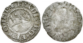 Czechy, Ferdynand I 1526-1564, Bily peniz bez daty, jednostronny, Av.: Lew. Kutna Hora.