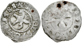 Czechy, Rudolf II 1572-1612, Bily peniz 1588, Kutna Hora.