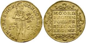 Netherlands, Dukat 1761, Holland.