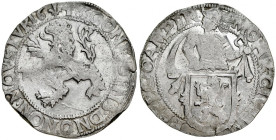 Netherlands, Talar lewkowy Leeuwendaalder 1646, Campen.