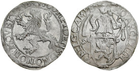 Netherlands, Talar lewkowy Leeuwendaalder 1648, Campen.