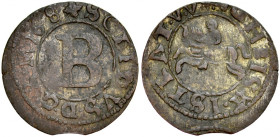Hospodarstwo Mołdawskie, Eustratie Dabija 1661-1665, Szeląg 168, Litera B, Suczawa albo Jassy.