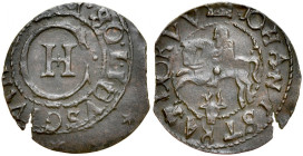 Hospodarstwo Mołdawskie, Eustratie Dabija 1661-1665, Szeląg, Litery CH, Suczawa albo Jassy.