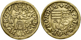 Hungary, Matthias I Corvinus 1458-1490, Dukat, bez daty, Nagybanya.