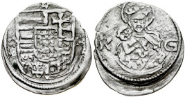 Hungary, Ludwik Jagiellończyk 1516-1526, Obol bez daty, Kremnica.
