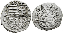 Hungary, Rudolf II 1576-1608, Obol 1584 K-B, Kremnica.