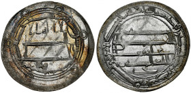 Islam, Abbasid, al‑Mahdi AH 158‑169 / 775‑785 AD, Dirhem 162AH, m. Madinat Jayy.