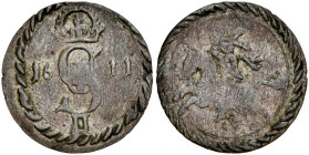 Zygmunt III 1587-1632, Dwudenar 1611, Wilno.