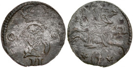 Zygmunt III 1587-1632, Dwudenar 1620, Wilno. R, odwrócona data.