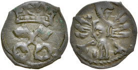 Zygmunt III 1587-1632, Denar bez daty, Poznań.