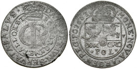Jan II Kazimierz 1649-1668, Tymf 1663 A-T, Lwów.