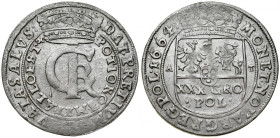 Jan II Kazimierz 1649-1668, Tymf 1664 A-T, Bydgoszcz, Kraków.