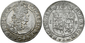 Jan II Kazimierz 1649-1668, Ort 1658 TLB, Kraków.