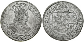 Jan II Kazimierz 1649-1668, Ort 1664 A-T, Kraków.