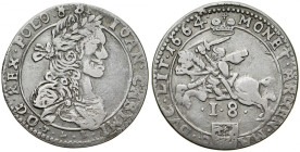 Jan II Kazimierz 1649-1668, Ort 1664 TLB, Wilno. R.