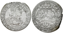 Jan II Kazimierz 1649-1668, Szóstak 1660 GB-A, Lwów.