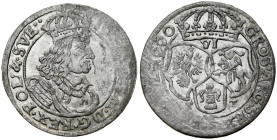 Jan II Kazimierz 1649-1668, Szóstak 1660 T-T, Bydgoszcz.