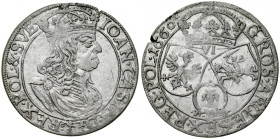 Jan II Kazimierz 1649-1668, Szóstak 1660 TLB, Kraków.