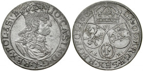 Jan II Kazimierz 1649-1668, Szóstak 1660 TLB, Kraków.