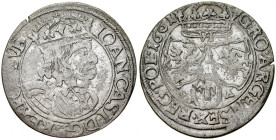 Jan II Kazimierz 1649-1668, Szóstak 1661 GB-A, Lwów.