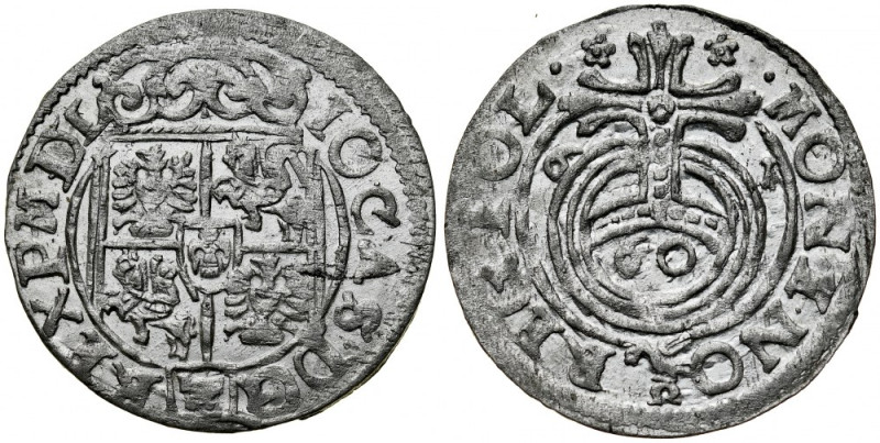 Jan II Kazimierz 1649-1668, Półtorak 1661, Poznań. Kop. 1568, Gum. 1657, stan św...