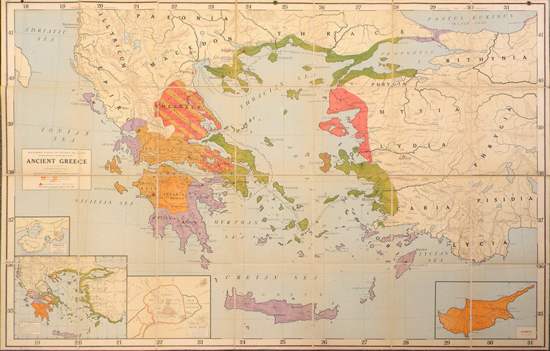 Rand McNally [publisher]. WESTERMANN’S CLASSICAL AND HISTORICAL MAP SERIES. ANCI...