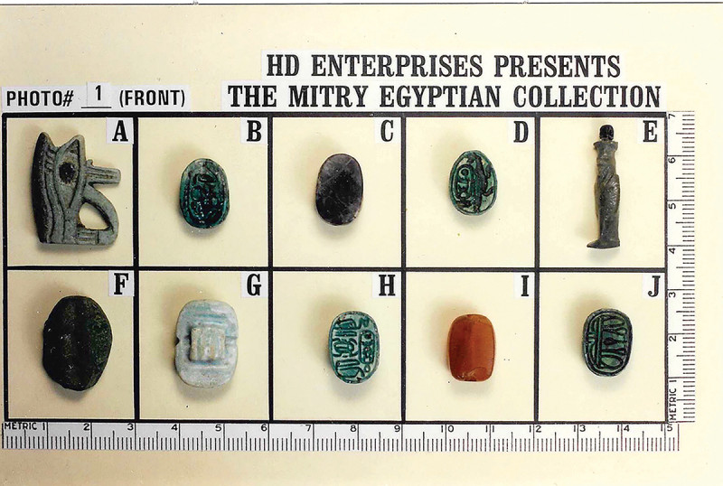 H.D. Enterprises. SPECIAL LIST #24A: THE MITRY EGYPTIAN COLLECTION. Denver, Augu...