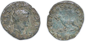 Rome Roman Empire 260 - 268 B BI Antoninianus - Gallienus (LIBERO P CONS; Siscia) Billon Rome Mint 2.15g VF RIC 230