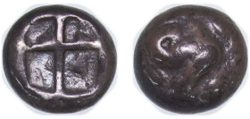 Greece (ancient) Chios Ionia 435 BC - 425 BC AR Tetrobol (Sphinx, Quadripartite incuse square) Silver 2.25g VF SNG Copenhagen 1545