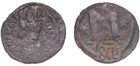 Byzantine states Byzantine Empire 619-620 40 Nummi - Countermarked by Heraclius (Sicily) Copper 14.59g VF Cf. BCI 284 MIB pl. 18, Km 4 DOC 241 DOC 241...