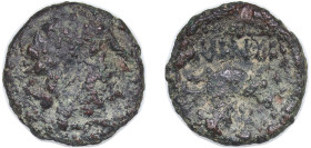 Iberia (ancient) City of Bolskan Suessetani people 150 BC - 100 BC As. Bronze Bolskan Mint 9.71g VF ACIP 1419 CNH 8 FAB 1918