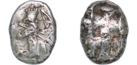 Persia Achaemenid Empire 490 BC - 375 BC AR Siglos - Darius I / Artaxerxes II (THE ROYAL COINAGE - 3rd type) Silver (.950) 4.5g VF SNG Copenhagen 1029...