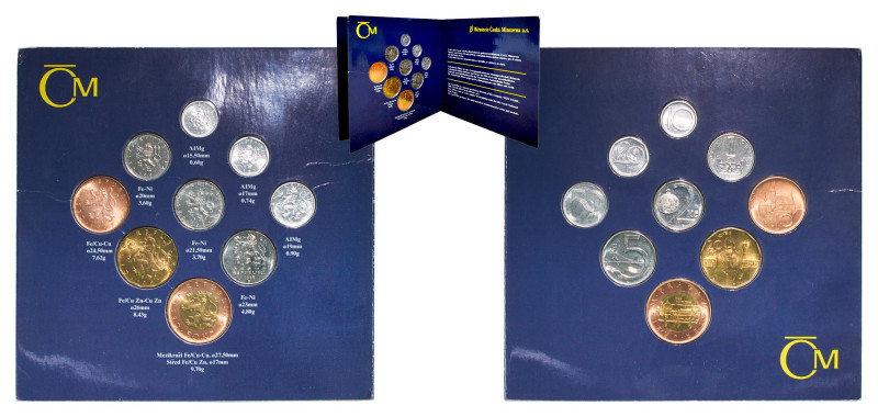 Czech Republic 1997 Coinage Set (8 Lots) Czech Mint BU