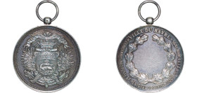 France Third Republic 1895 Medal - Ville du Havre, Concours national et regional de gymnastique Silver 40.3g AU