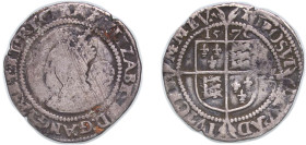 Great Britain Kingdom of England 1570 6 Pence - Elizabeth I (3rd and 4th issues; intermediate bust) Silver (.925) 2.7800000000000002g VF Sp 2562 North...