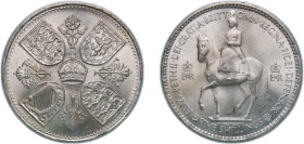 Great Britain United Kingdom 1953 5 Shillings - Elizabeth II (Coronation) Copper-nickel (5962600) 28.4g UNC KM 894 Sp 4136