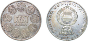 Hungary People's Republic 1974 BP. 100 Forint (KGST) Silver (.640) Budapest Mint 22.07g UNC KM 602 Adamo EM43