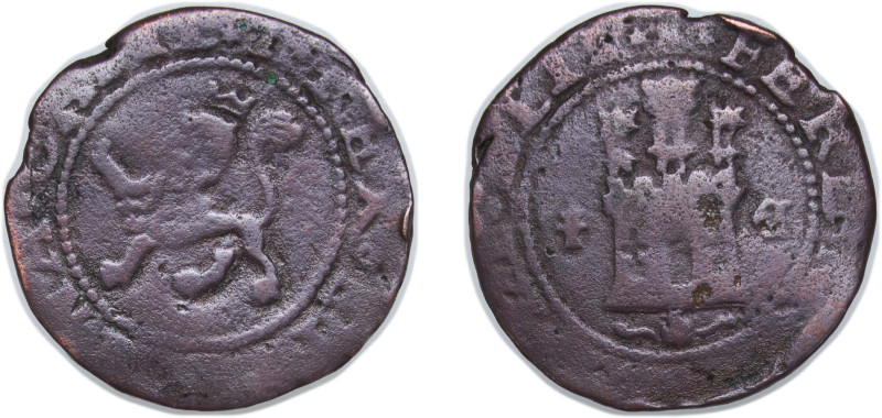 Spain Kingdom 1520 - 1566 C 2 Maravedis - In the name of Ferdinand V and Isabell...