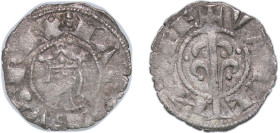 Spain Kingdom of Valencia 1213 - 1276 Denier - James I Billon 0.91g VF Cru 314