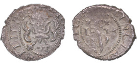 Spain Kingdom of Valencia Spanish states 1654 1 Real "Dieciocheno" - Philip IV Silver (.917) 1.9g VF KM 15 Cal 1096