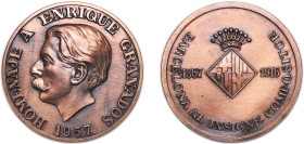 Spain Nationalist Government 1957 Medal - Enrique Granados Bronze 23g UNC