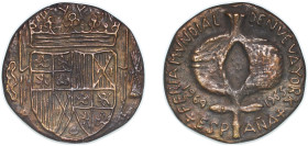 Spain Nationalist Government 1965 Medal - Feria mundial de mueva york comisaria general de españa Bronze 110.95g UNC