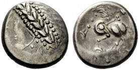 CELTIC COINAGE 
 West Noricum 
 Tetradrachm, Kugelreiter type circa 170-150 BC, AR 10.41 g. Laureate head of Zeus l. Rev. Horseman advancing l. Kost...